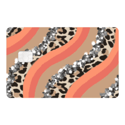 Orange Cheetah Glitter